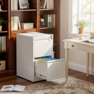 Sunvega 4 Drawer Metal Vertical File Cabinet with Lock for A4 Legal Letter Size