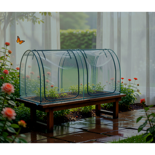 Sunvega Plant Protection Tent with Two Zippered Doors, Storage Bag, and Ground Stakes