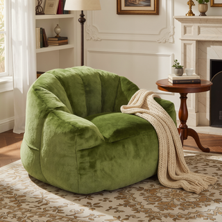 Sunvega Giant High Density Foam Filled Bean Bag Sofa Chair with Armrests