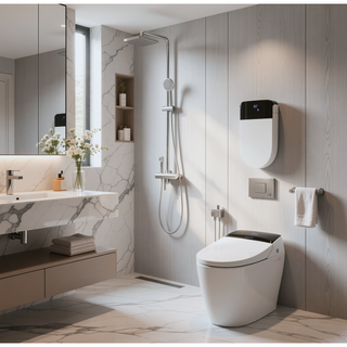 Sunvega Elongated Smart Toilet with Heated Bidet Seat Auto Open Close Lid