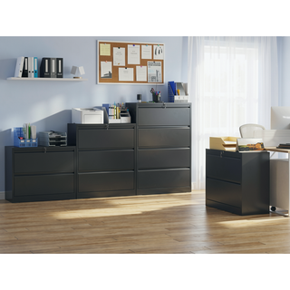 Sunvega 4 Drawer Lateral Metal File Cabinet with Lock for Home Office
