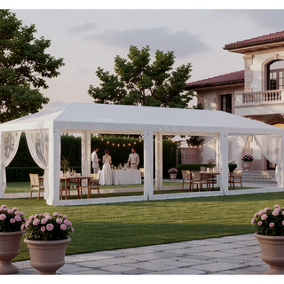 Sunvega Outdoor Party Canopy Tent with Removable Mesh Sidewalls for Shade