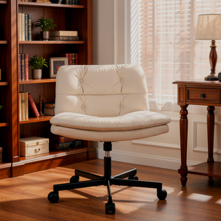 Sunvega Swivel Home Office Desk Chair with 360° Tiling and Adjustable Height