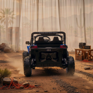 Sunvega 24V Two-Seater Kids Ride On UTV with Remote Control and Four-Wheel Suspension
