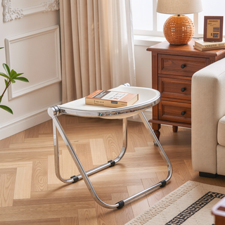 Sunvega Stackable Transparent PC Folding Chair for Indoor and Outdoor Use