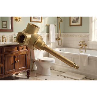 Sunvega 3/4-Inch Cast Metal High Flow Master Shower Volume Control Valve