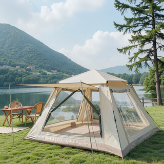 Sunvega 2-3 Person All-Season Camping Tent with Awning and Mosquito Screen