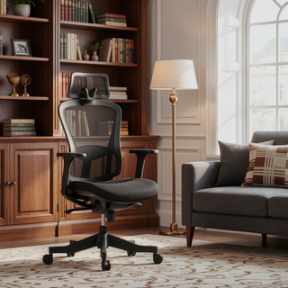 Sunvega Ergonomic High Back Mesh Office Chair with 4D Armrests and 360 Swivel