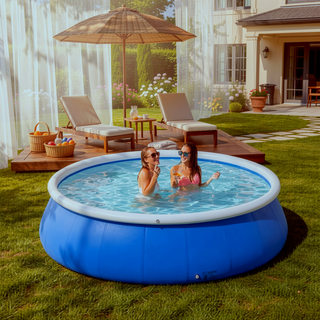Sunvega Large Butterfly Inflatable PVC Outdoor Swimming Pool for Garden Yards