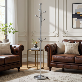 Sunvega Stainless Steel Spray Painted Hanger With Solid Wood Bracket And 72 Inch Raised Design