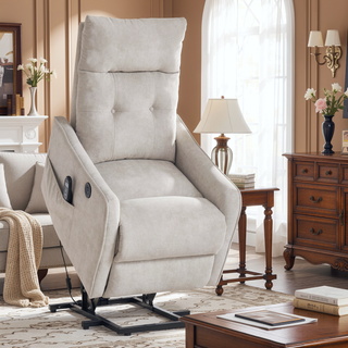 Sunvega Single Motor Power Lift Recliner Chair with Massage and Heat for Elderly