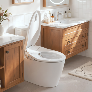 Sunvega Non-Electric Bidet Toilet Seat with Heated Seat and Dual Wash Modes
