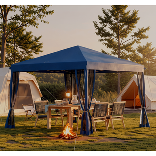 Sunvega Pop Up Canopy Tent with Netting for Instant Shade and Outdoor Gatherings