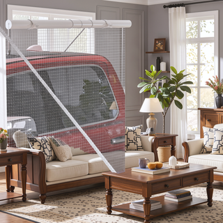 Sunvega 10x20 Portable Garage with 2 Roll-up Doors & 4 Ventilated Windows for Car Truck Boat