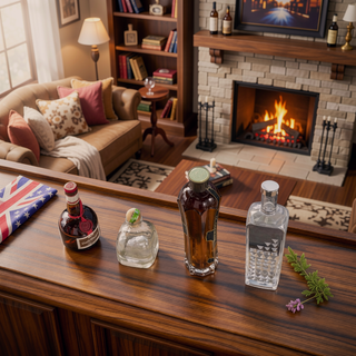 Sunvega Natural and Black Finish Bar Table with Glassware Storage and Shelves