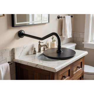 Sunvega Stainless Steel Shower Arm with Unique Appearance Design and Easy Installation