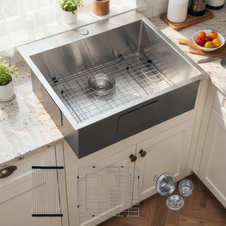 Sunvega 16 Gauge Stainless Steel Topmount Kitchen Sink Basin with Sound Proof Coating