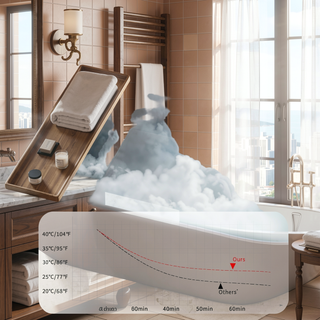 Sunvega Matte Gray 59 Inch Freestanding Stone Resin Bathtub with Overflow Drain