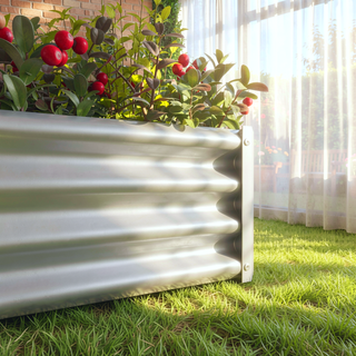 Sunvega 72x36x12 Inch Metal Raised Garden Bed for Plants Vegetables and Flowers