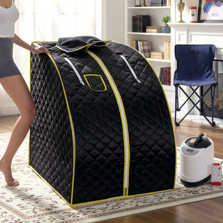 Sunvega Portable Personal Steam Sauna with Remote Control for Detox Relaxation and Weight Loss
