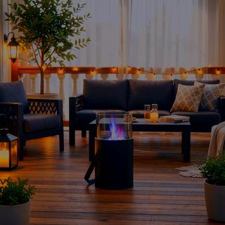 Sunvega Elegant Tabletop Ethanol Fire Pit for Indoor and Garden Dinner Parties