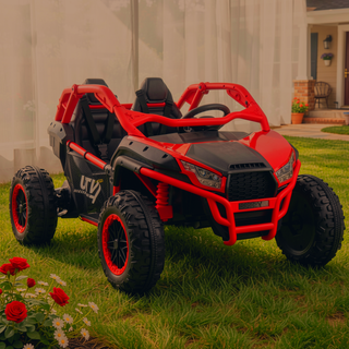 Sunvega 24V Two-Seater Kids UTV with Parent Remote Control 400W High Power