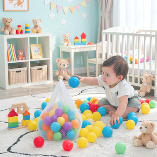 Sunvega 500 Count 2.2 Inch Crushproof Phthalate Free BPA Free Ball Pit Balls for Kids
