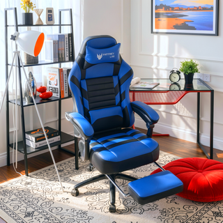 Sunvega Adjustable Swivel Racing Office Ergonomic Video Game Chair with Lumbar Massage