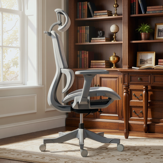 Sunvega Ergonomic High Back Mesh Office Chair with 4D Armrests and 360 Swivel