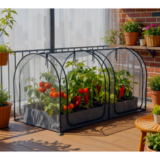 Sunvega Plant Protection Tent with Two Zippered Doors, Storage Bag, and Ground Stakes