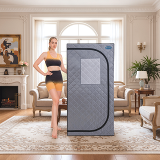 Sunvega Portable Steam Sauna Tent with Remote Control Chair and FCC UL Certification