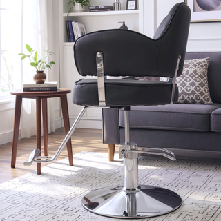 Sunvega Heavy Duty Hydraulic Salon Styling Chair with Wide Cushioned Seat and Square Base