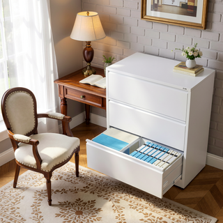 Sunvega 4 Drawer Metal Vertical File Cabinet with Lock for A4 Legal Letter Size