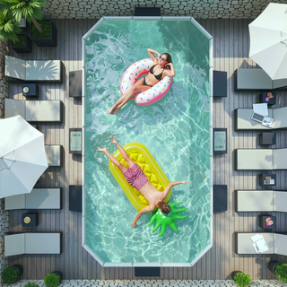 Sunvega Strong and Durable PVC Outdoor Swimming Pool for Garden Yards