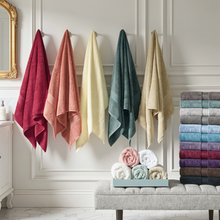 Sunvega 8-Piece Premium Cotton Towel Set with Antimicrobial Treatment for Health and Wellness
