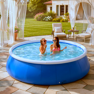Sunvega Butterfly Inflatable Coil Mesh PVC Outdoor Swimming Pool for Garden Yards