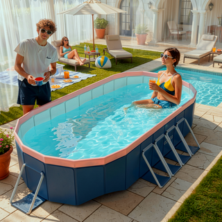 Sunvega Strong and Durable PVC Outdoor Swimming Pool for Garden Yards