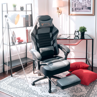 Sunvega Adjustable Swivel Racing Office Ergonomic Video Game Chair with Lumbar Massage