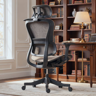 Sunvega Ergonomic High Back Mesh Office Chair with 4D Armrests and 360 Swivel
