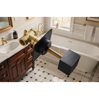 Sunvega 3/4-Inch Cast Metal High Flow Master Shower Volume Control Valve