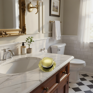 Sunvega Modern Brushed Nickel Bathroom Faucet with Drain and Supply Kits