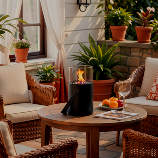 Sunvega Elegant Tabletop Ethanol Fire Pit for Indoor and Garden Dinner Parties