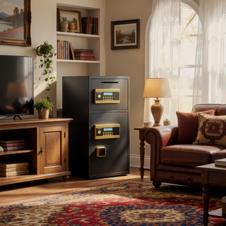 Sunvega Large Digital Security Safe with Dual Alarm and Hidden Code Function