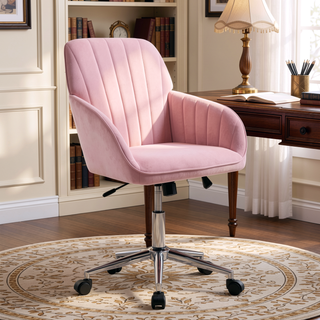 Sunvega Ergonomic Swivel Chair with Soft Memory Foam Cushion and Lumbar Support