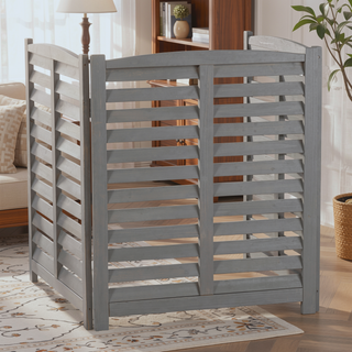 Sunvega 3-Panel Outdoor Air Conditioner Privacy Fence Screen for Garden and Patio
