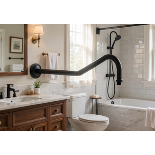 Sunvega Stainless Steel Shower Arm with Unique Appearance Design and Easy Installation