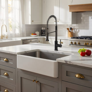 Sunvega 16 Gauge T304 Stainless Steel Undermount Kitchen Sink with Drain Assembly