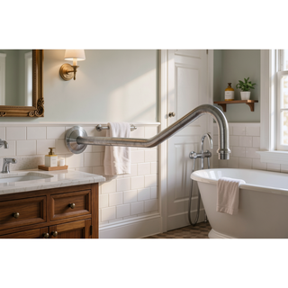 Sunvega Stainless Steel Shower Arm with Unique Appearance Design and Easy Installation