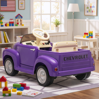 Sunvega Licensed Chevrolet 3100 Vintage Electric Ride On Truck Car for Kids