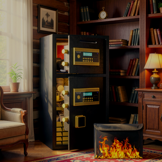 Sunvega Large Digital Security Safe with Dual Alarm and Hidden Code Function